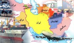 تجارت ۵۹میلیارد دلاری ایران با کشورهای همسایه