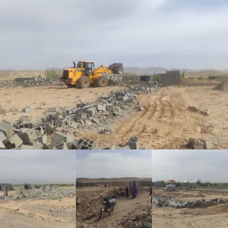 تخریب ساخت و ساز غیر مجاز در بخش مرکزی شهرستان مشهد 
