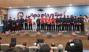 تقدیر از بازیکنان و کادر فنی تیم ملی فوتسال افغانستان در مشهد