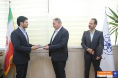 تکریم و معارفه سرپرست اداره نگهداری و تعمیرات سازمان ساماندهی مشاغل شهری و فرآورده‌های کشاورزی