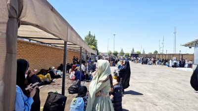 گزارش تصویری/ تسهیل روند خروج مهاجران افغانستانی غیرمجاز از مرز دوغارون
