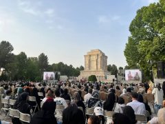 آئین پاسداشت مقام حکیم ابوالقاسم فردوسی در شهر توس برگزار شد